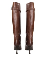 MARC ELLIS ME25 High boot, 9cm heel, in leather - Women&rsquo;s shoes