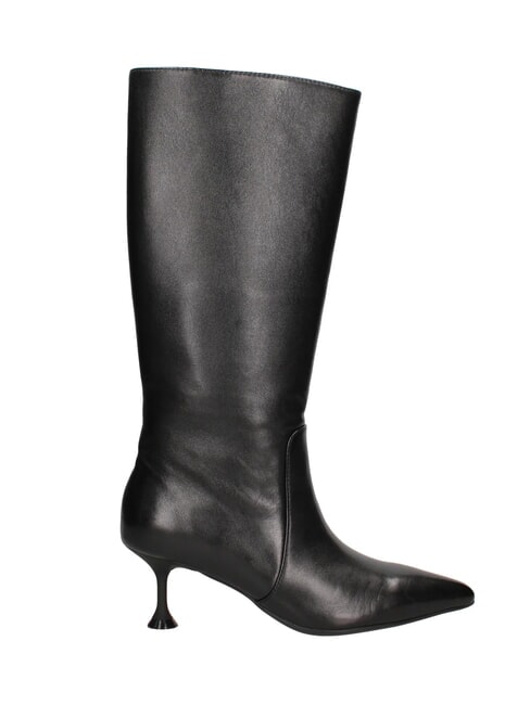 ME25 High boot, 6.5 heel, in leather black - Women&rsquo;s shoes