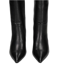 MARC ELLIS ME25 High boot, 6.5 heel, in leather black - Women&rsquo;s shoes - 5
