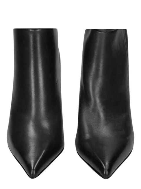 ME25 High boot, 9cm heel, in leather black - Women&rsquo;s shoes
