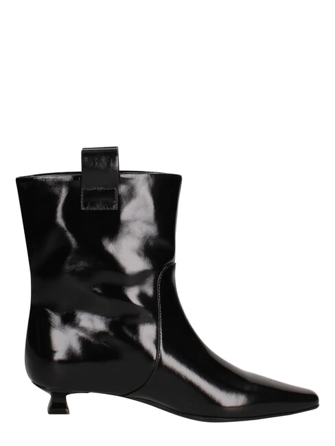 ME25 3cm heel ankle boot, in leather black - Women&rsquo;s shoes