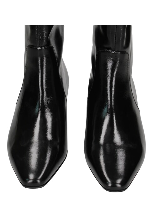 ME25 3cm heel ankle boot, in leather black - Women&rsquo;s shoes