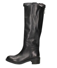 MARC ELLIS ME25 High boot, 4.5 heel, in leather black - Women&rsquo;s shoes - 3