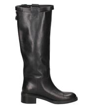 MARC ELLIS ME25 High boot, 4.5 heel, in leather black - Women&rsquo;s shoes - 4