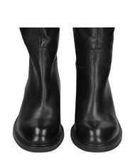 MARC ELLIS ME25 High boot, 4.5 heel, in leather black - Women&rsquo;s shoes - 5