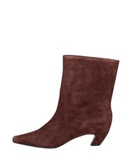 MARC ELLIS ME25 5cm heel ankle boot, in leather dark brown - Women&rsquo;s shoes - 4