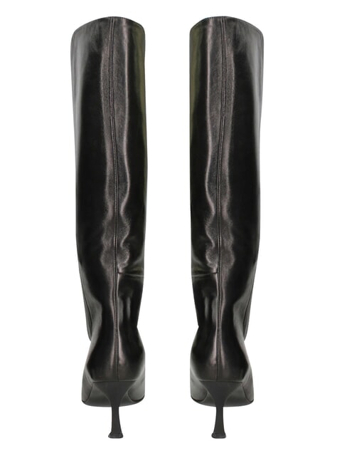 ME25 High boot, 6.5 heel, in leather black - Women&rsquo;s shoes