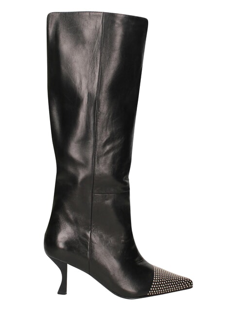ME25 High boot, 6.5 heel, in leather black - Women&rsquo;s shoes