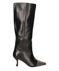 MARC ELLIS ME25 High boot, 6.5 heel, in leather black - Women&rsquo;s shoes - 3