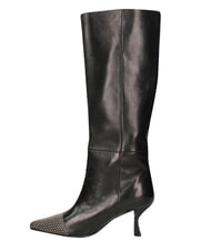 MARC ELLIS ME25 High boot, 6.5 heel, in leather black - Women&rsquo;s shoes - 4