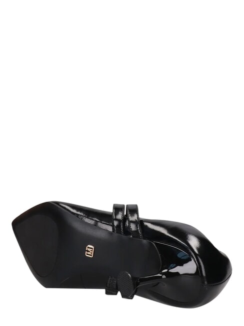 ME25 6cm heel d&eacute;collet&eacute;, in leather black - Women&rsquo;s shoes