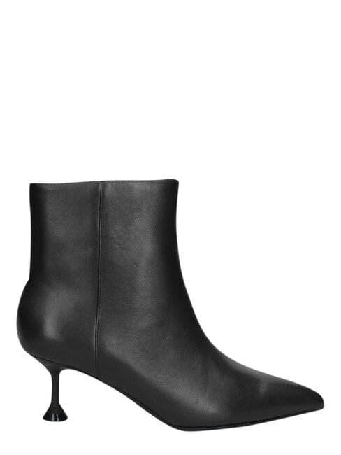 ME25 6.5cm heel ankle boot in leather black - Women&rsquo;s shoes