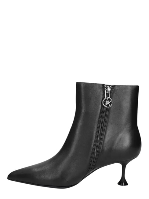 ME25 6.5cm heel ankle boot in leather black - Women&rsquo;s shoes