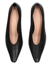 MARC ELLIS ME25 6cm heel d&eacute;collet&eacute;, in leather black - Women&rsquo;s shoes - 6