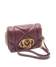LOVE MOSCHINO EMBOSSED Mini shoulder bag wine - Women&rsquo;s Bags - 2
