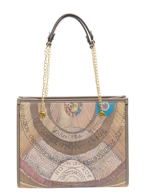 PLANETARIUM Chain Handle Shoulder Bag wild watercolor/ dk taupe - Women&rsquo;s Bags