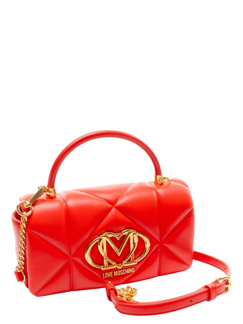EMBOSSED Handbag, with shoulder strap RED - Women&rsquo;s Bags