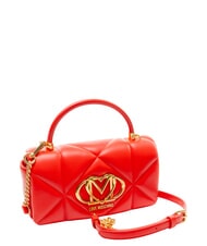 LOVE MOSCHINO EMBOSSED Handbag, with shoulder strap RED - Women&rsquo;s Bags - 2