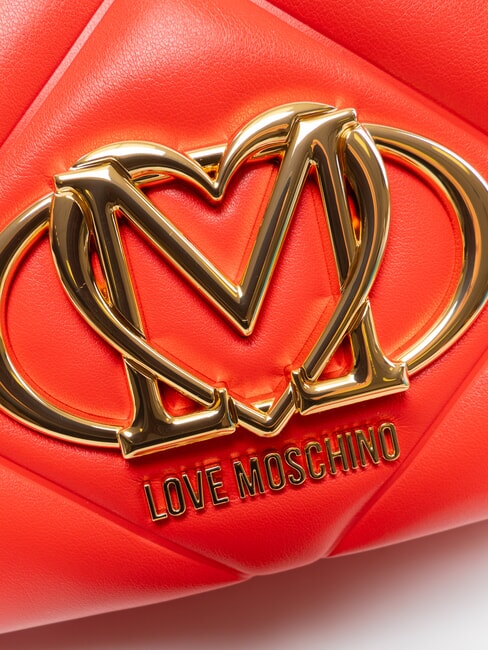 EMBOSSED Handbag, with shoulder strap RED - Women&rsquo;s Bags