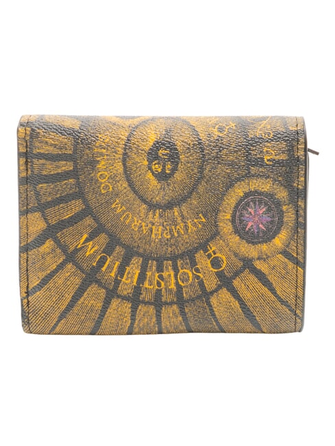 PLANETARIUM Small wallet with flap planet.black print - Women&rsquo;s Wallets