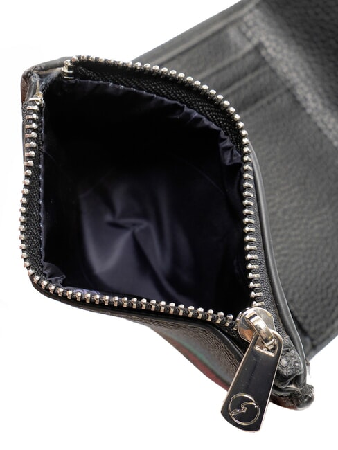 PLANETARIUM Small wallet with flap planet.black print - Women&rsquo;s Wallets