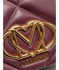LOVE MOSCHINO EMBOSSED Shoulder bag / crossbody bag wine - Women&rsquo;s Bags - 3