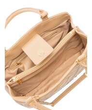 LOVE MOSCHINO QUILTED Handbag, with chain shoulder strap beige - Women&rsquo;s Bags - 4