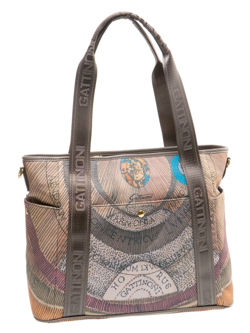 PLANETARIUM Shoulder bag wild watercolor/ dk taupe - Women&rsquo;s Bags