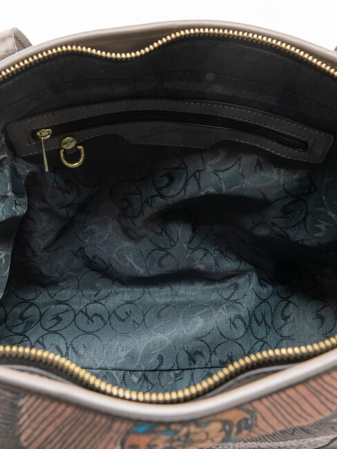PLANETARIUM Shoulder bag wild watercolor/ dk taupe - Women&rsquo;s Bags