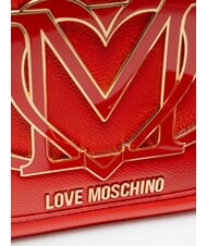 LOVE MOSCHINO LOGO  Mini shoulder bag RED - Women&rsquo;s Bags - 3