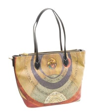 GATTINONI PLANETARIUM Shopping Bag wild watercolor/ dk taupe - Women&rsquo;s Bags - 2