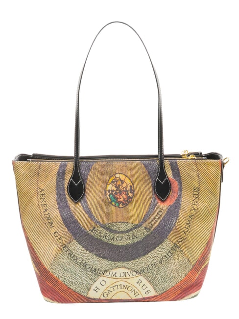 PLANETARIUM Shopping Bag wild watercolor/ dk taupe - Women&rsquo;s Bags