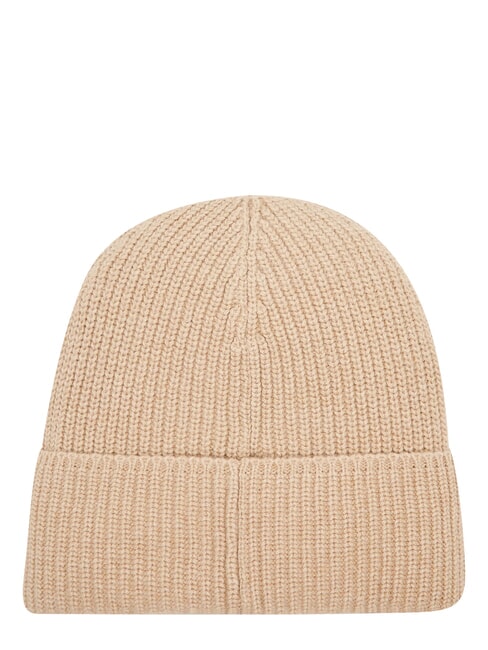 ESSENTIAL PATCH Wool blend hat beige - Hats