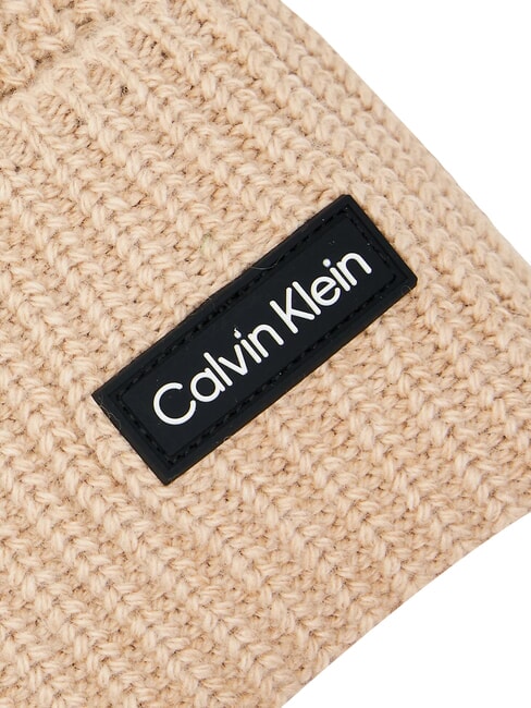 ESSENTIAL PATCH Wool blend hat beige - Hats