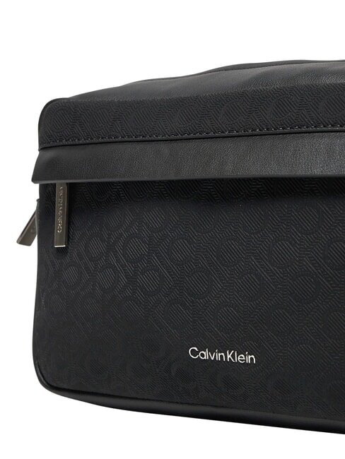 SLEEK MUST MONO Beauty case with wristband industrial mono black - Beauty Case