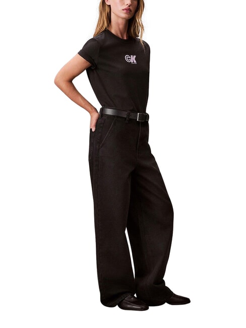 SS ARCHIVIE LOGO Short-sleeved T-shirt black - T-shirt