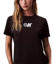 CALVIN KLEIN SS ARCHIVIE LOGO Short-sleeved T-shirt black - T-shirt - 5