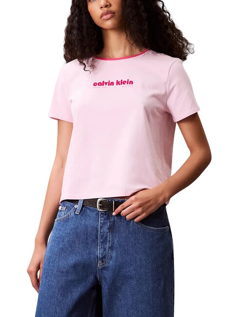 SS RETRO LOGO GRAPHI Short-sleeved T-shirt pink - T-shirt