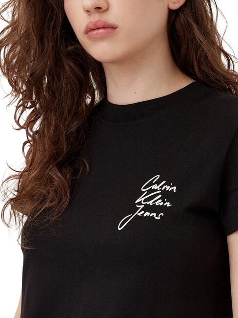SCRIPT INSTITUTIONAL Short-sleeved T-shirt black - T-shirt
