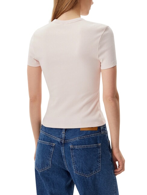 WOVEN LABEL Short-sleeved T-shirt pink - T-shirt