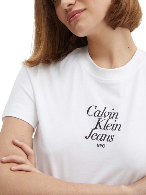FONT GRAPHIC REGULAR Short-sleeved T-shirt white - T-shirt