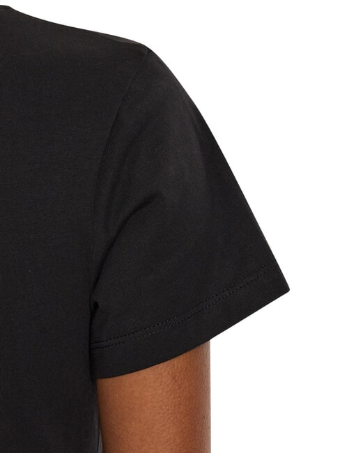 FADED MONOLOGO SLIM Short-sleeved T-shirt black - T-shirt