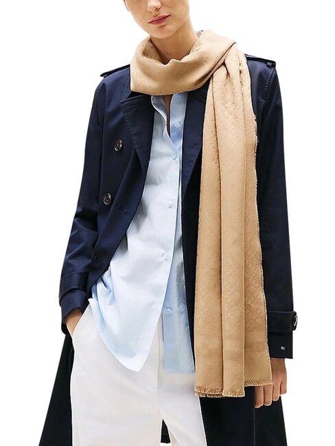 ELEVATED CHIC JAQUARD Scarf khaki - Scarves