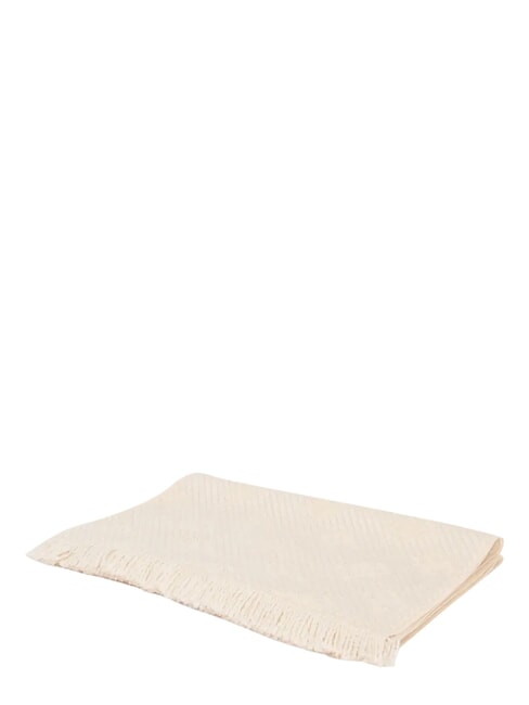 ELEVATED CHIC JAQUARD Wool scarf sugarcane - Scarves