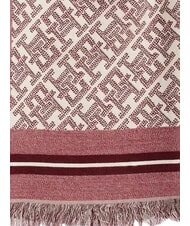 TOMMY HILFIGER MONOPLAY JACQUARD Wool scarf red - Scarves - 3