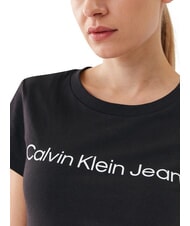 CALVIN KLEIN CORE INSTIT LOGO Short-sleeved T-shirt black - T-shirt - 3