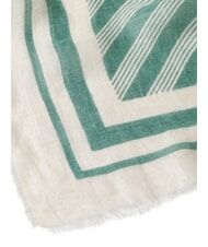 TOMMY HILFIGER PREMIUM BEACH Linen scarf green - Scarves - 3