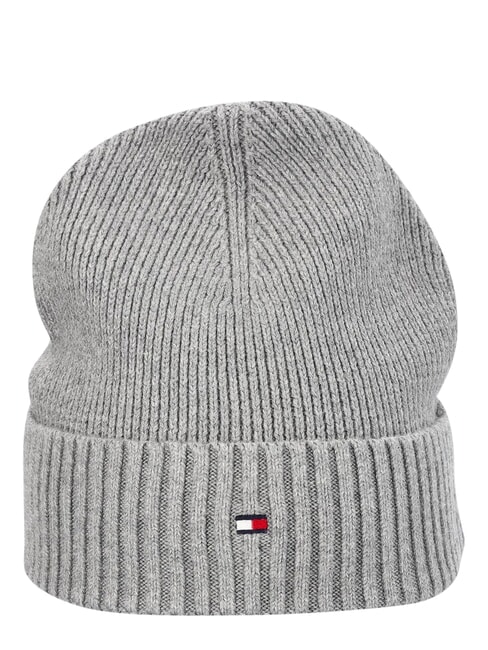 TH FLAG Cotton beanie hat with cuff grey - Hats