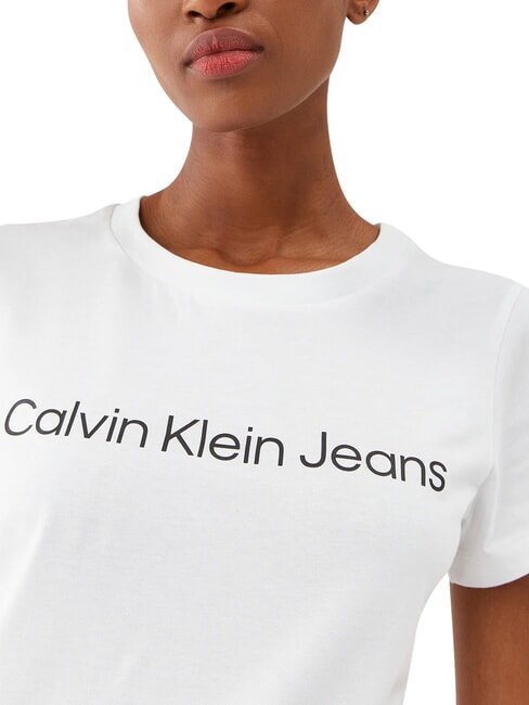 CORE INSTIT LOGO Short-sleeved T-shirt white - T-shirt