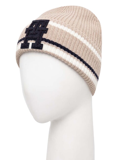 MONOGRAM Wool and cashmere blend hat beige - Hats